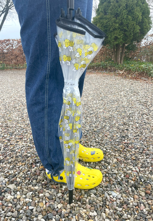 Bi-paraply klokkeform