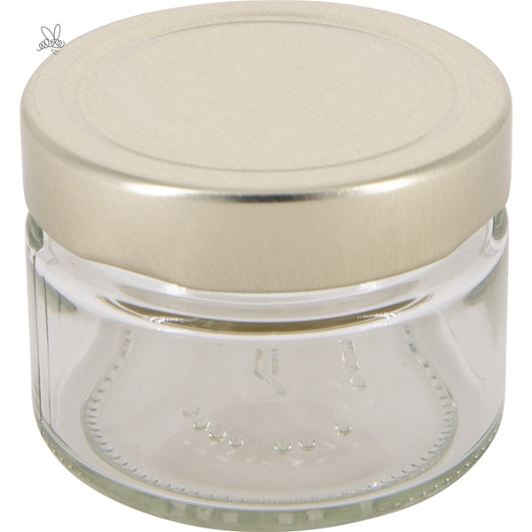 PR Karton 32 glas 110-135g/136ml m gyldne låg