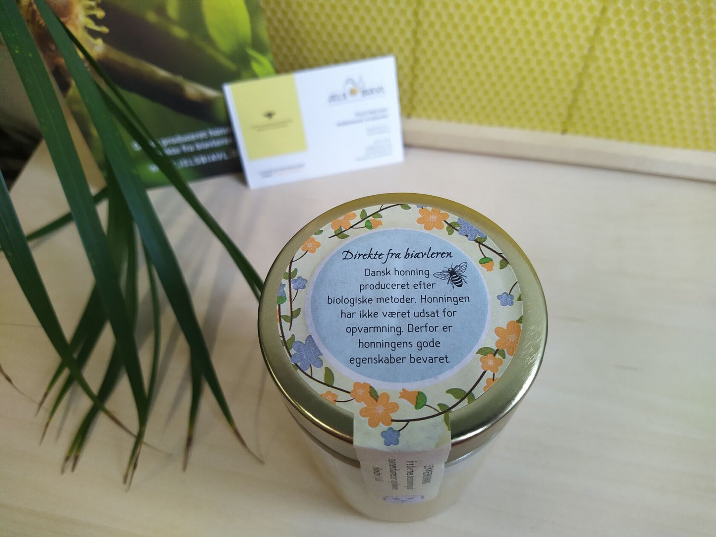 Sensommer honning med lidt lynghonning i glas 225g