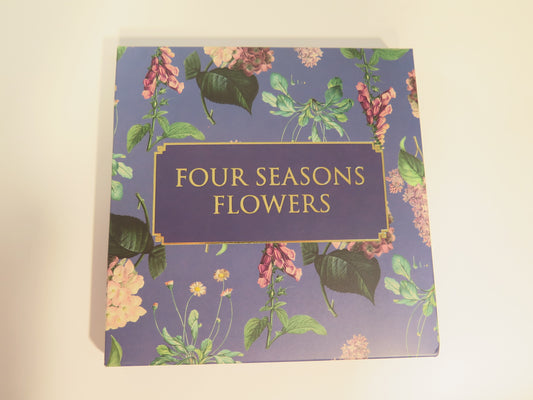 Kvadrat kortmappe - Four Seasons Flowers