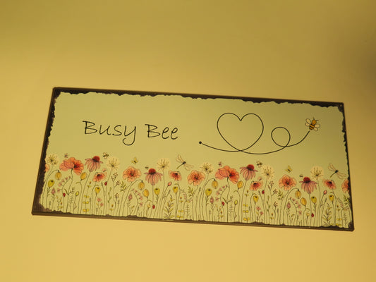 Metal skilt Busy Bee