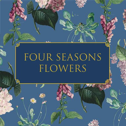 Kvadrat kortmappe - Four Seasons Flowers