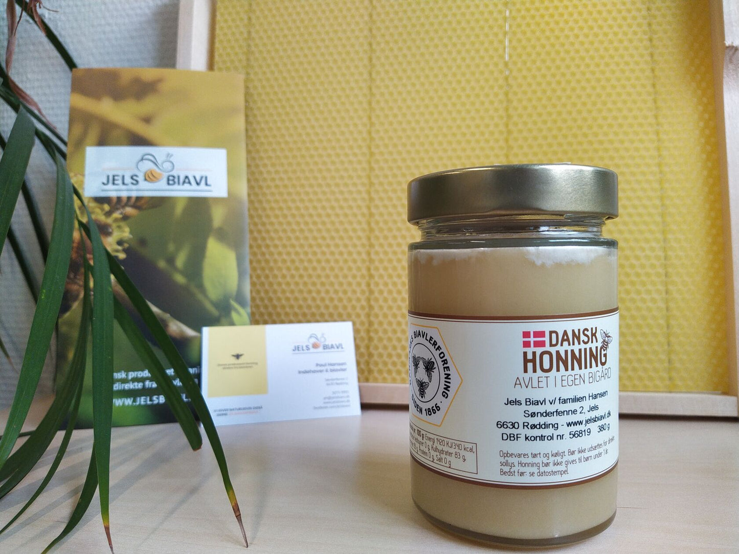 Sensommer honning med lidt lynghonning i glas 225g